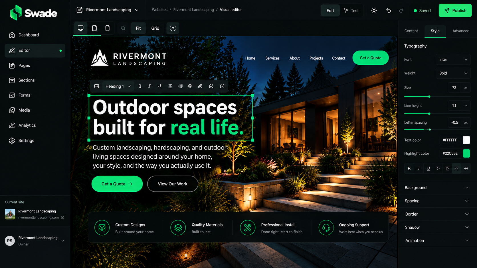 Product screenshot